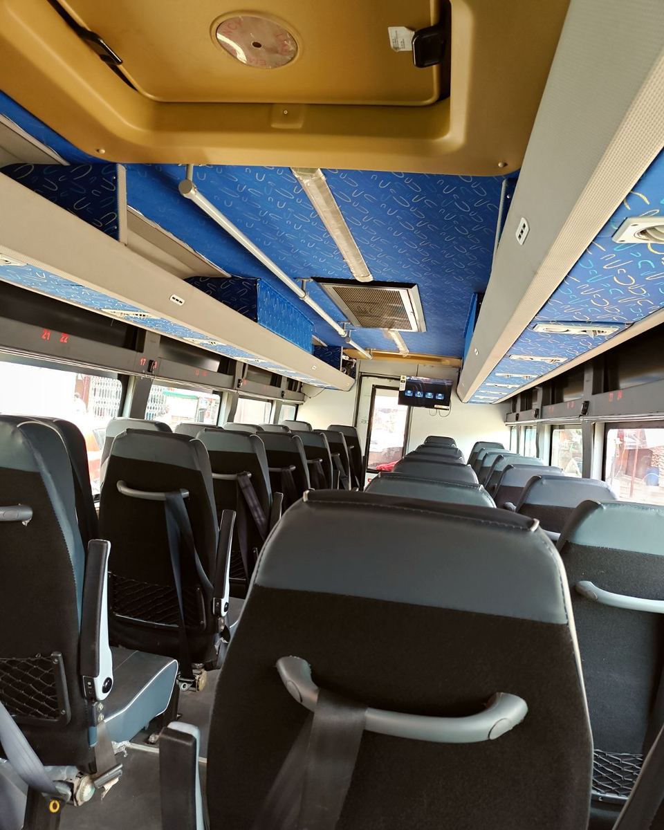 Aisle and overhead area